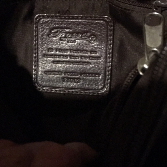 Authentic Fossil leather purse, adjustable strap - Picture 2 of 7